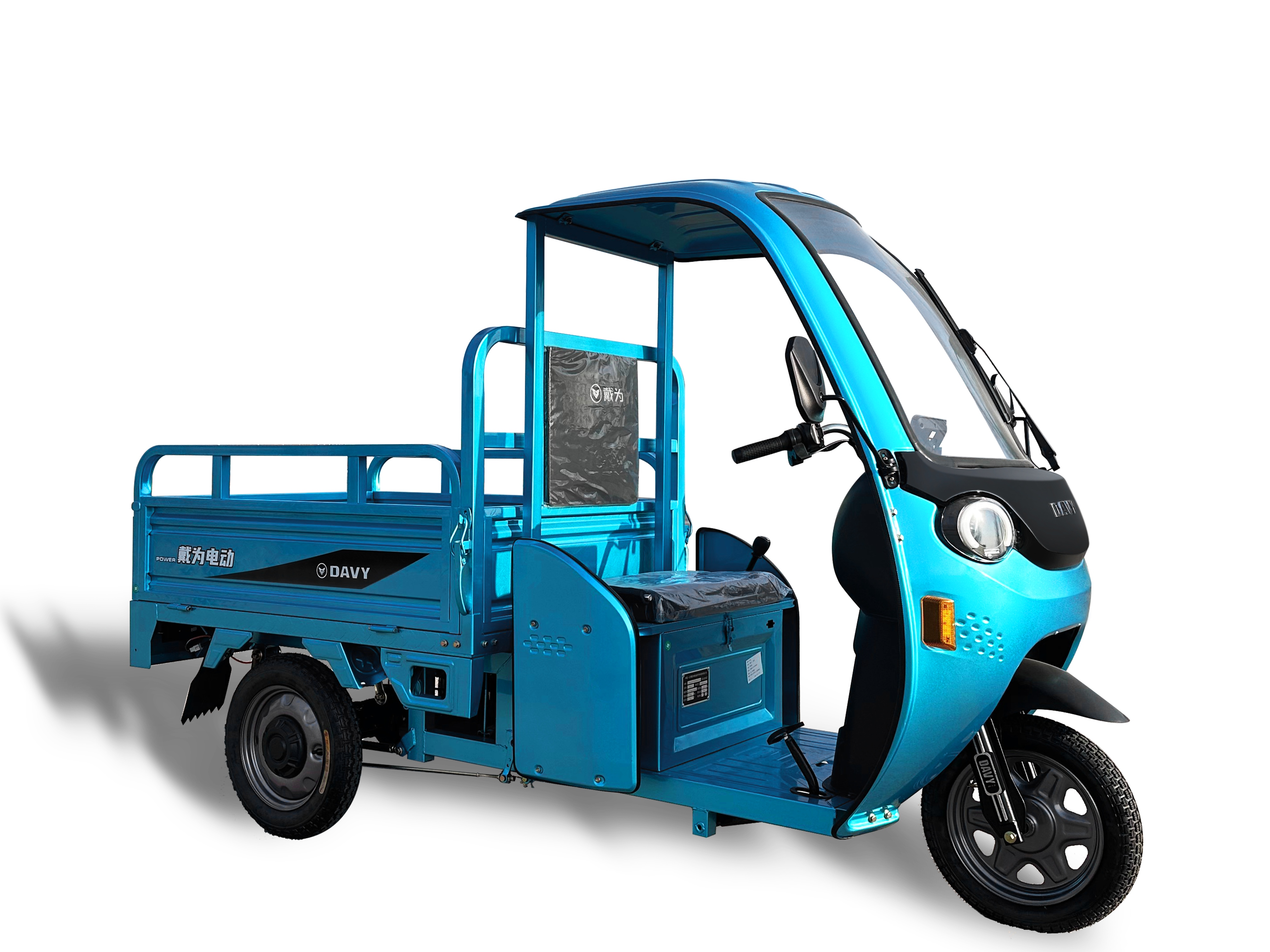 Electric Cargo Passenger Tricycle with 1200W Motor with EEC