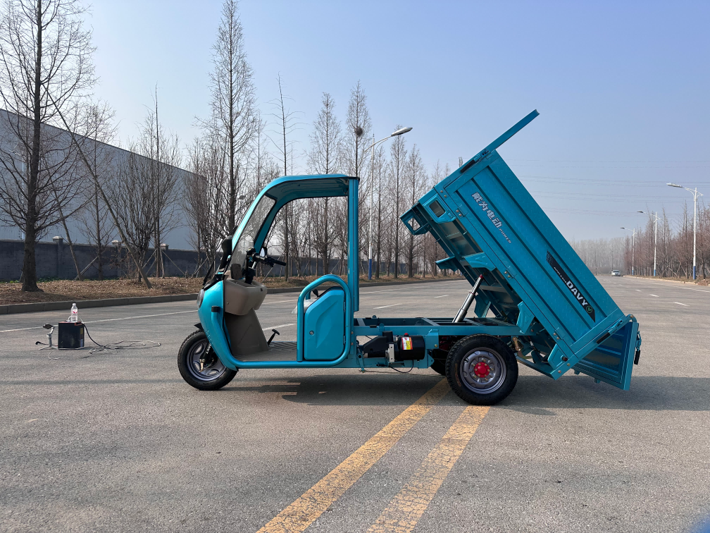 Electric Cargo Passenger Tricycle with dumping with 1000W Motor （DH-216-X）