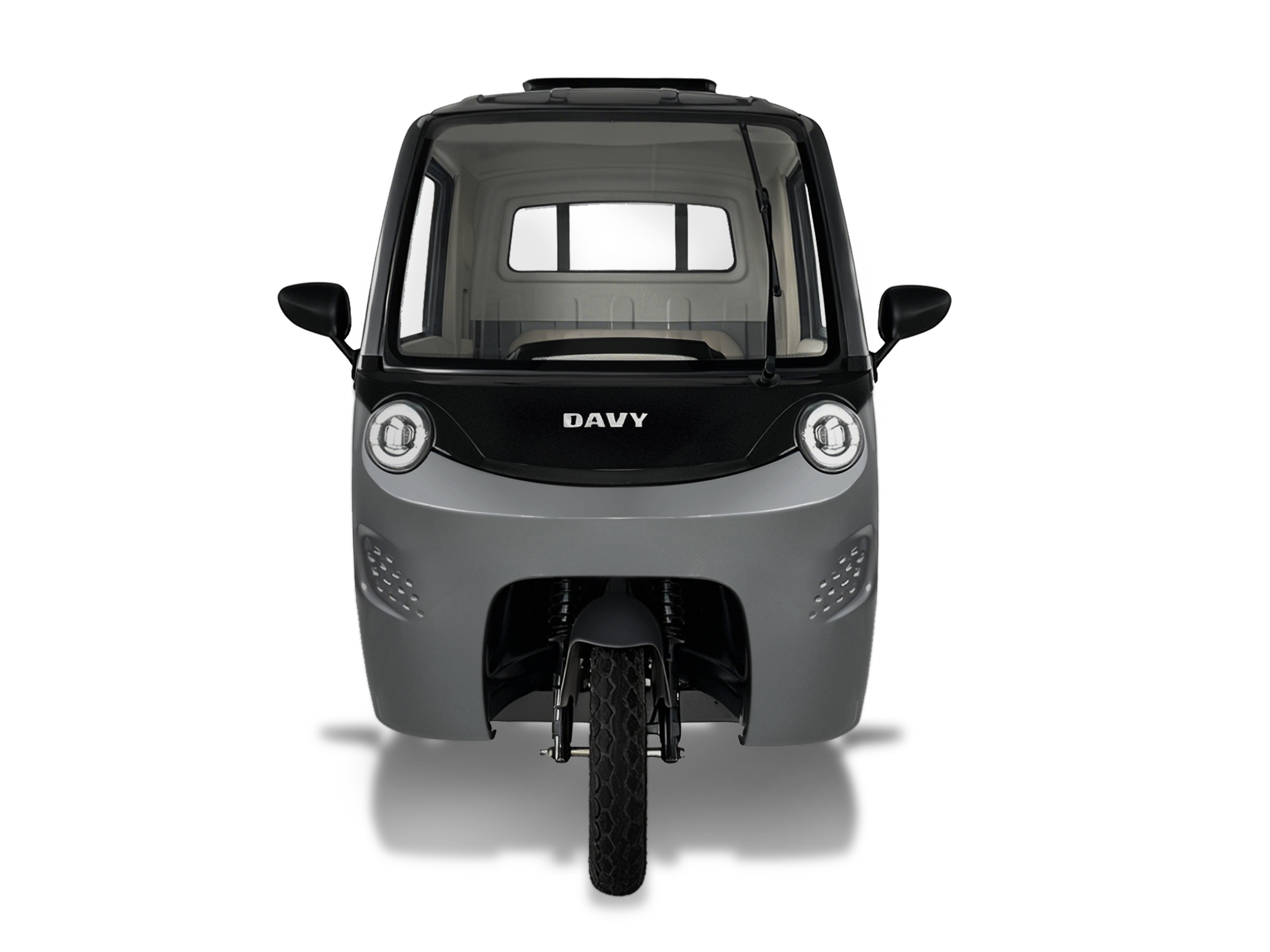 Electric Cargo Passenger Tricycle DW1500DZHB-W with 1500W Motor with enclosed cab with EEC